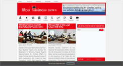 Desktop Screenshot of libya-businessnews.com