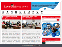 Tablet Screenshot of libya-businessnews.com